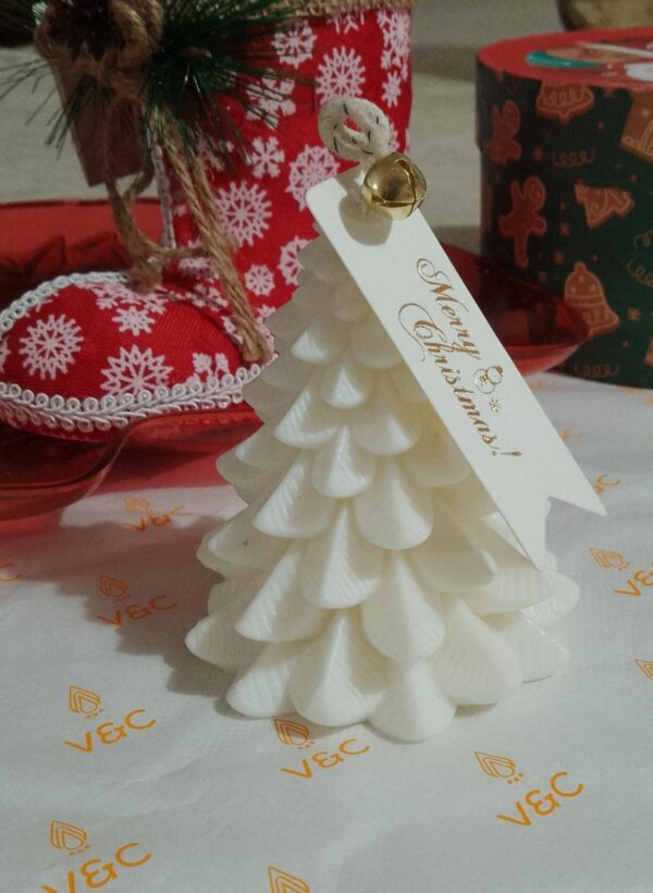 Vela Mini pino navideño